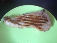 Entrecot listo para comer