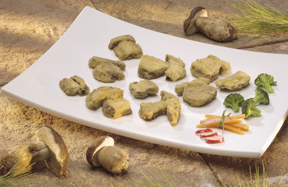 Escalopes de hongo blanco