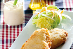 Escalopes de mero rellenos