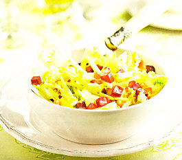 Escarola con manzana