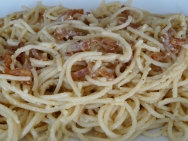 Espaguetis a la cardinale