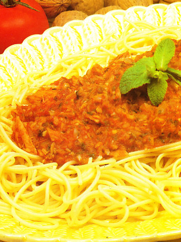 Espaguetis con atún