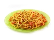 Espaguetis con sobrasada