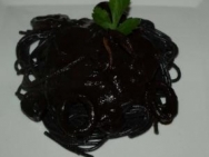 Espaguetis negros