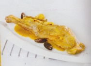 Espalda de cordero al horno con membrillo y dátiles