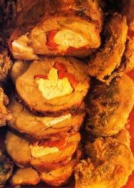 Espalda de ternasco rellena