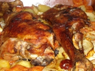 Espaldita de cordero asada al cava