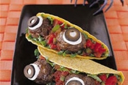 Espeluznates tacos mirones de Halloween