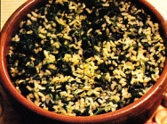 Espinacas con arroz