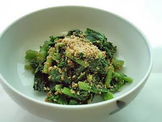 Espinacas con sésamo (Gomaae)