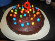 Esta vez con M&M para el cumple