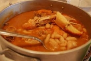 Fabes con bogavante
