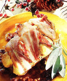Faisán asado