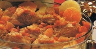 Faisán con frutas