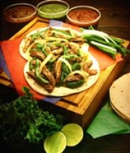 Fajitas de ternera con nopales