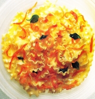 Fettuccia al salmón ahumado