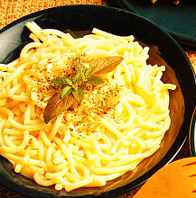 Fideos a las hierbas