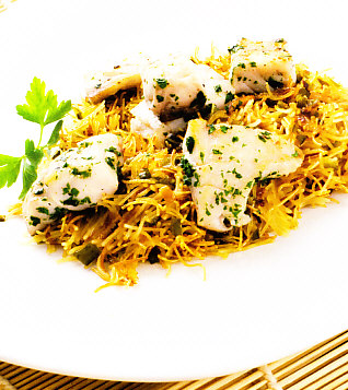 Fideos con bocaditos de jurel