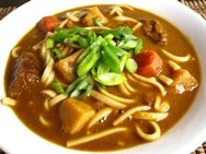 Fideos udon al curry (Kare udon)