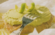 Filete de buey con crema de aguacate