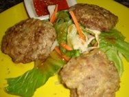 Filetes de carne picada a la marroquí