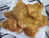 Filetes de gallina rebozados