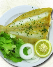 Filetes de gallo al vino blanco