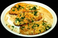 Filetes de lenguado con gambas