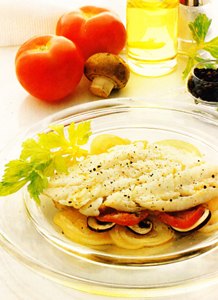 Filetes de merluza al horno