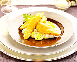 Filetes de perca a la leche
