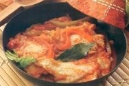 Filetes de pescado a la portuguesa