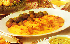 Filetes de pollo a la Gran Duquesa