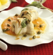 Filetes de rodaballo con anchoas