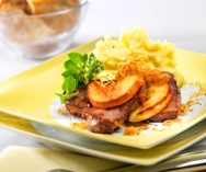 Filetes de ternera con mazana