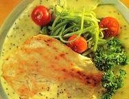 Filetes de ternera con salsa de mostaza