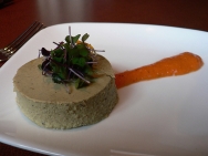 Flan de berenjenas