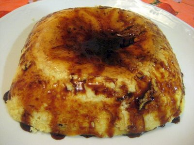Flan de boniato