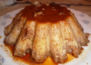 Flan de castañas