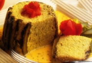 Flan de espárragos verdes
