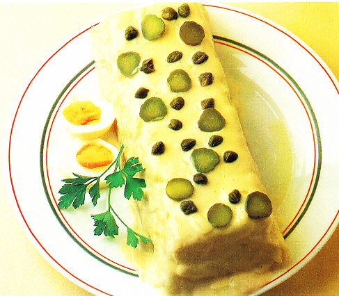 Flan de jamón y espárragos