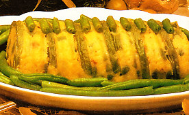 Flan de judías verdes