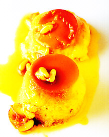 Flan de naranja