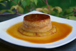 Flan de piña
