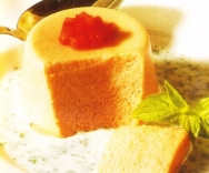 Flan de tomate y queso