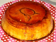 Flan de turrón de Jijona