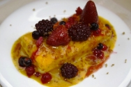 Flan de yogur de cabra