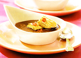 Fondant de chocolate picante