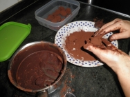 Formando las trufas