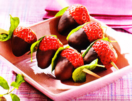 Fresas con chocolate