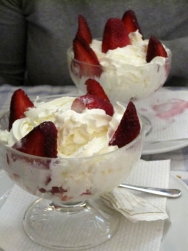 Fresas con nata